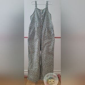Preloved OshKosh Floral Leg Buttoned Jumpsuit